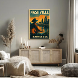 Nashville Skyline Poster