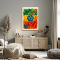 Ethiopian Flag Art Poster
