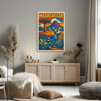 Madagascar Wildlife Adventure Poster