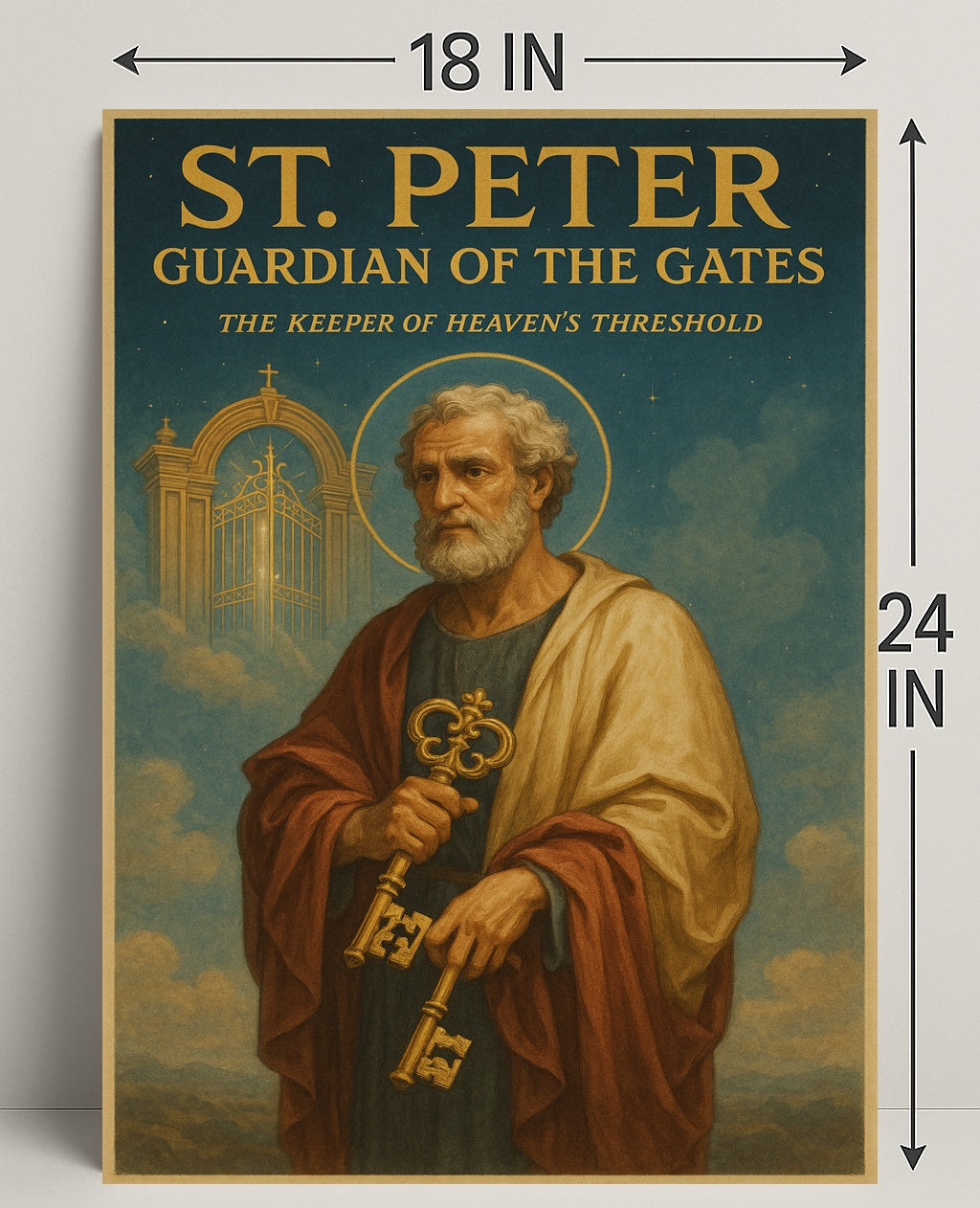 St. Peter Guardian Of The Gates Poster