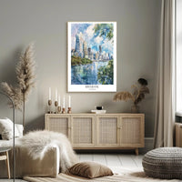 Brisbane Skyline Poster PosterGoat