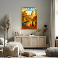 Italia A Journey Through History and Beauty Poster