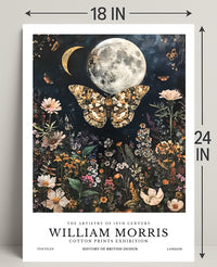 William Morris Celestial Nature Vintage Artistic Poster