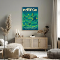 The Rise of Pickleball Poster