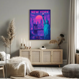 New York Cityscape Poster