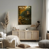 Rock Creek Urban Oasis In Washington, Poster