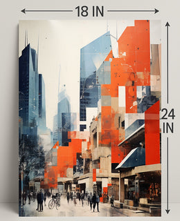 Urban Mosaic Poster