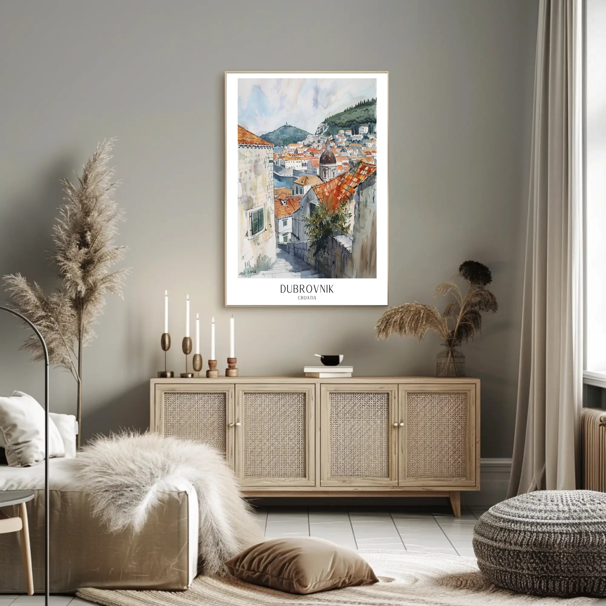 Scenic Dubrovnik Poster PosterGoat