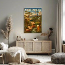 North Carolina A Celebration of Heritage Poster