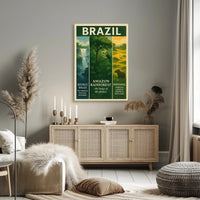 Wonders of Brazil Poster PosterGoat