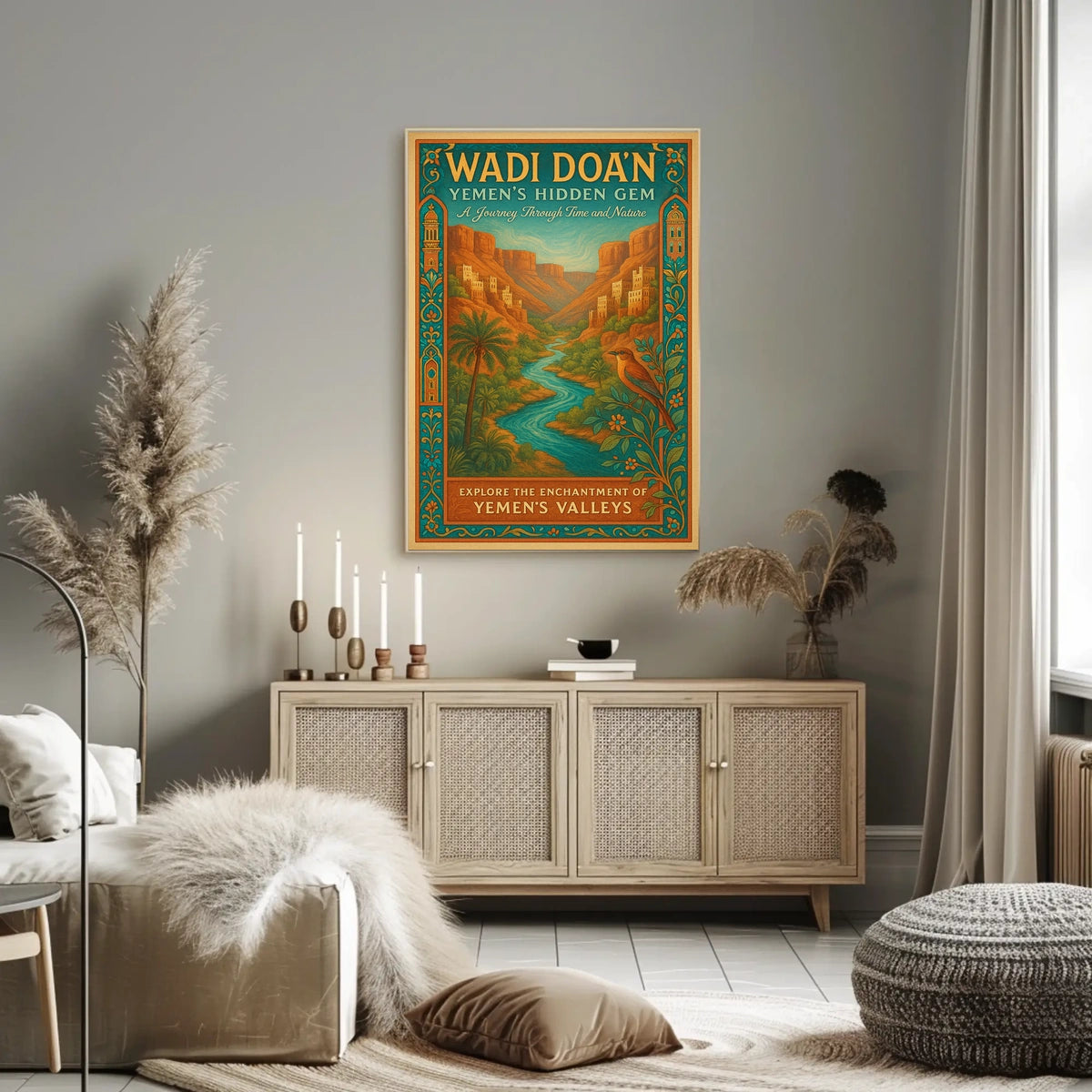 Wadi Doan YemenS Hidden Gem Poster