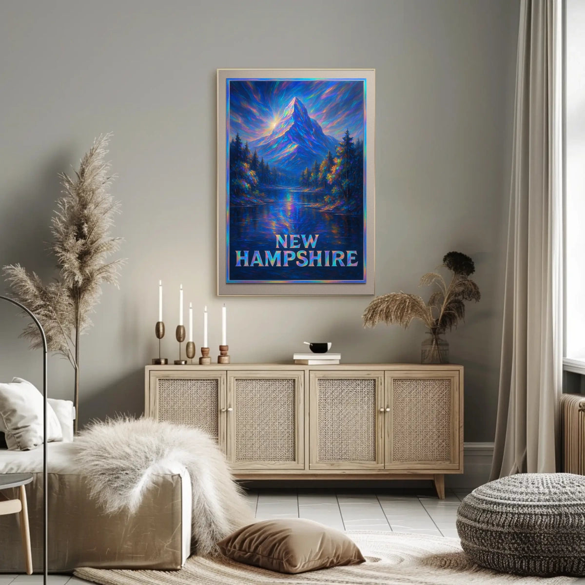 New Hampshire Majestic Mountain Poster