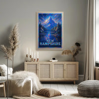 New Hampshire Majestic Mountain Poster