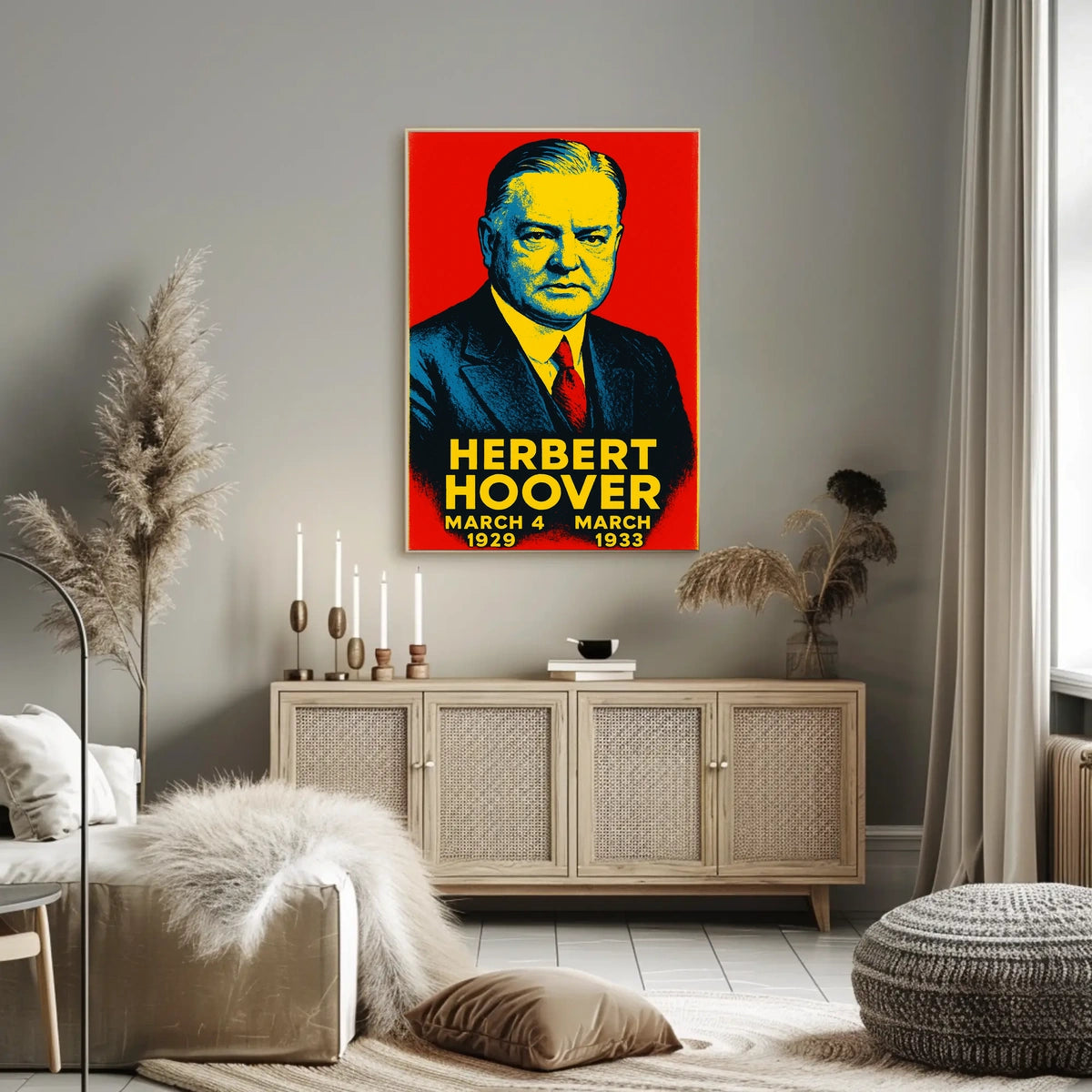 Herbert Hoover Presidential Term Poster