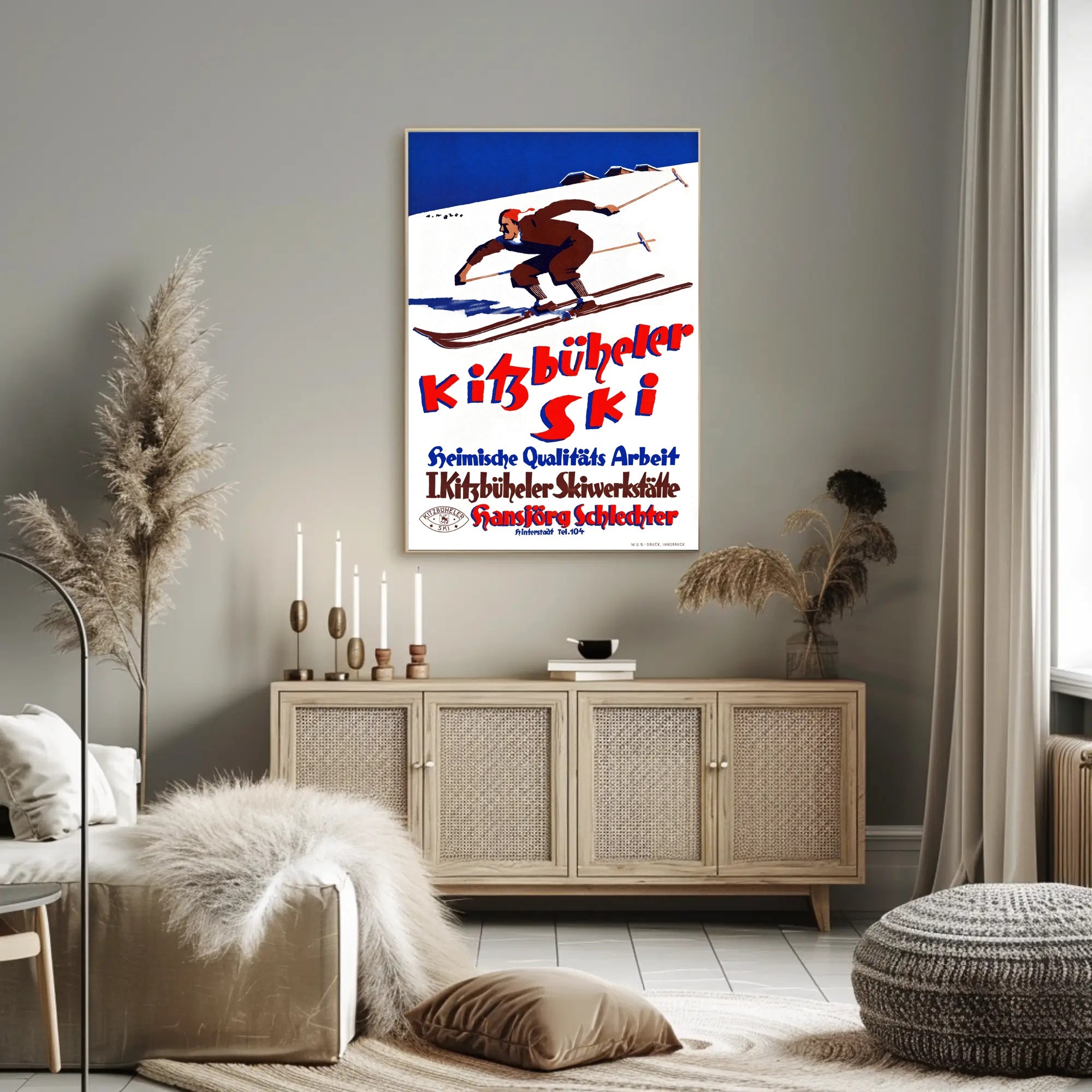 Kitzbüheler Ski Promotion Poster PosterGoat