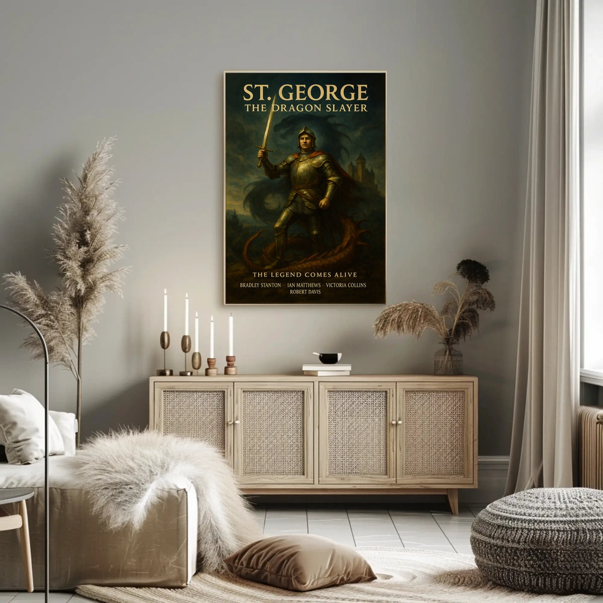 St. George The Dragon Slayer Poster