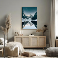 Breathtaking Winter Mountainscape: National Park Poster
