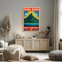 Bora Bora  Unity & Prosperity Poster PosterGoat