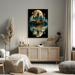 Reflections Of Timeless Architecture Poster