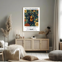 19th Century Dachshund and Floral Prints Cultural Poster