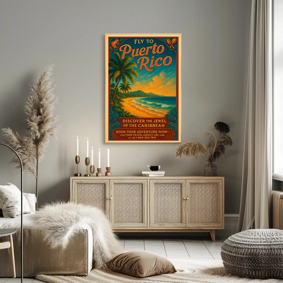 Discover The Jewel Of The Caribbean Poster
