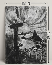 Christ The Redeemer Over Rio Poster