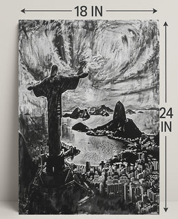 Christ The Redeemer Over Rio Poster