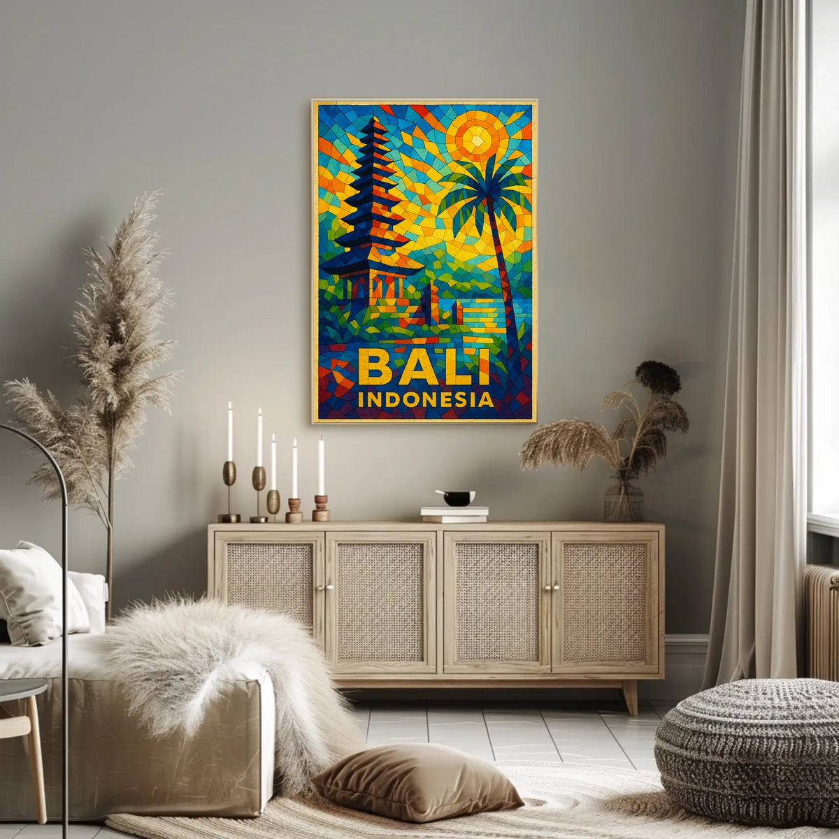 Bali, Indonesia Vibrant Paradise Poster