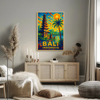 Bali, Indonesia Vibrant Paradise Poster