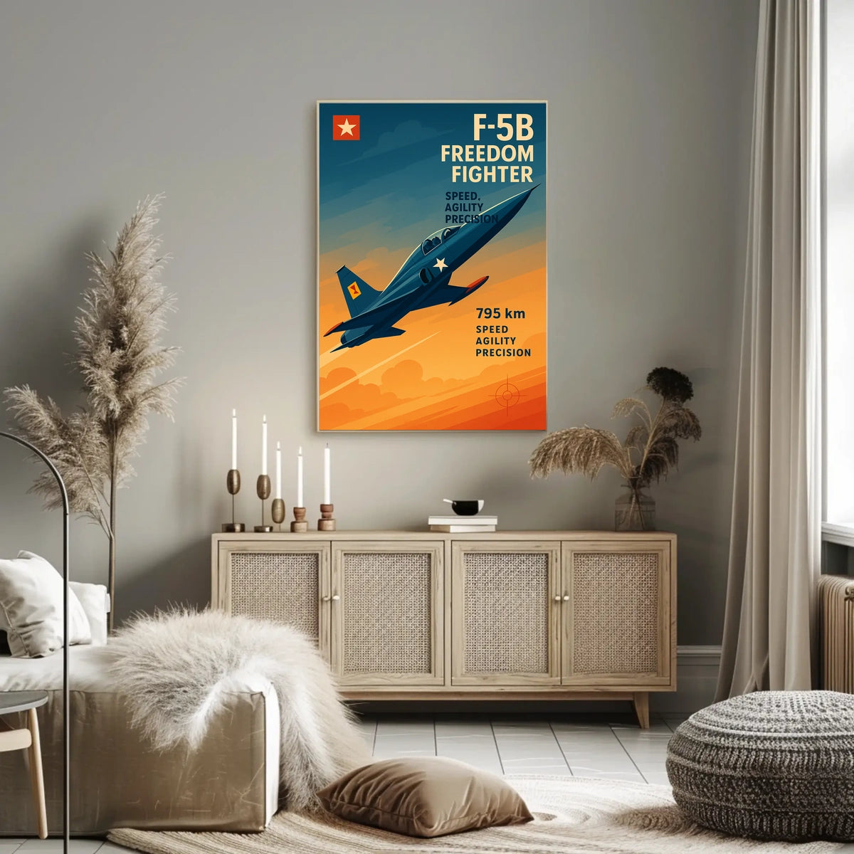 F-5B Freedom Fighter Poster