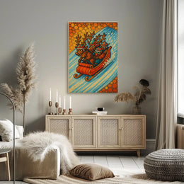 Reindeer Racing Adventure Poster