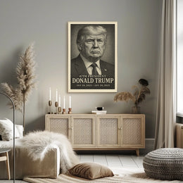 Donald Trump 47Th President Poster