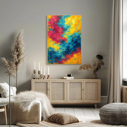 Vivid Abstract Expression Poster PosterGoat