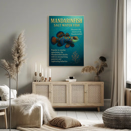 The Enchanting Mandarinfish Poster