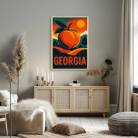 Georgia Peach Poster