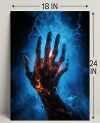Elemental Hand Poster