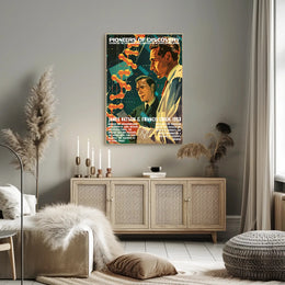 DNA Double Helix Discovery Commemorative Educational Poster