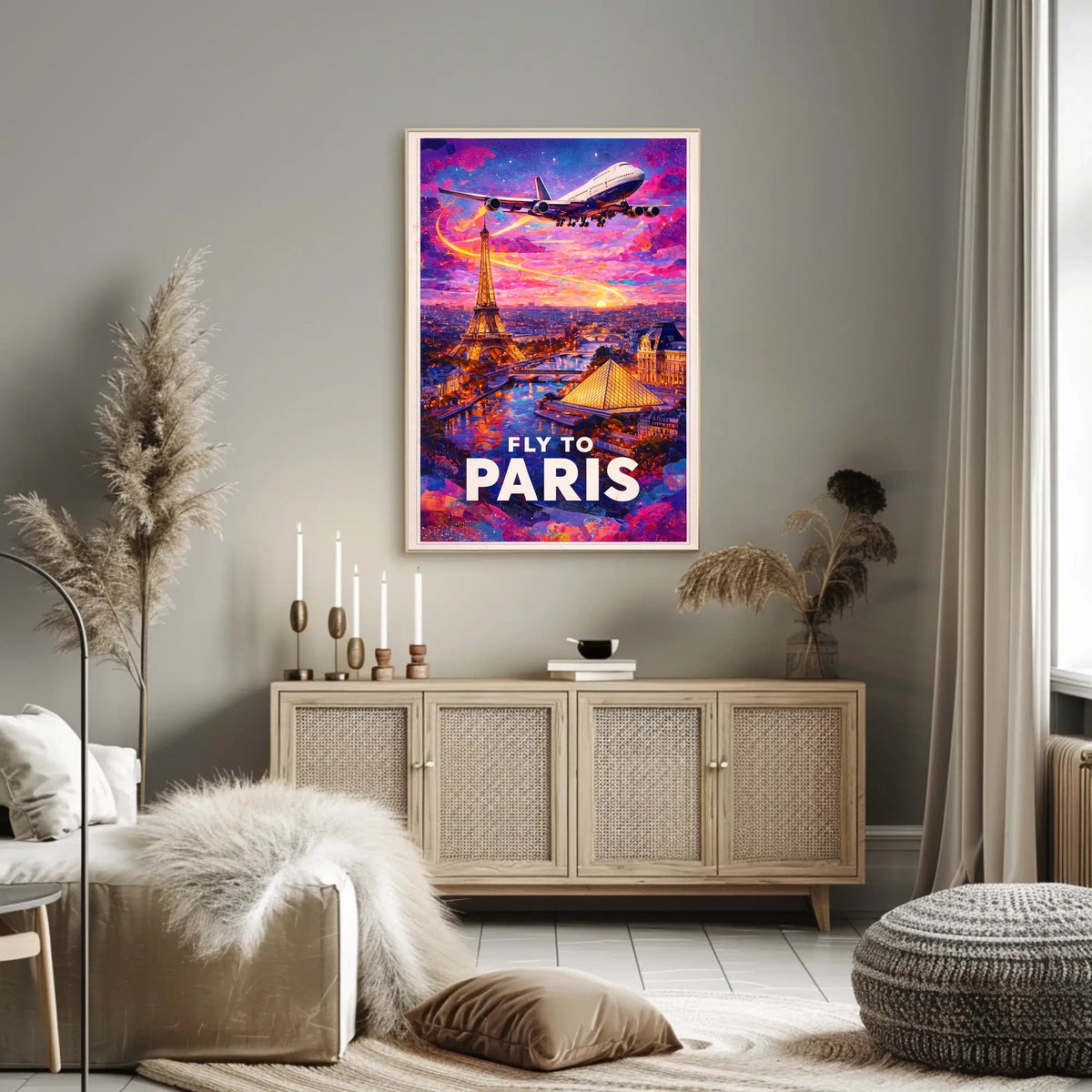 Fly To Paris Poster