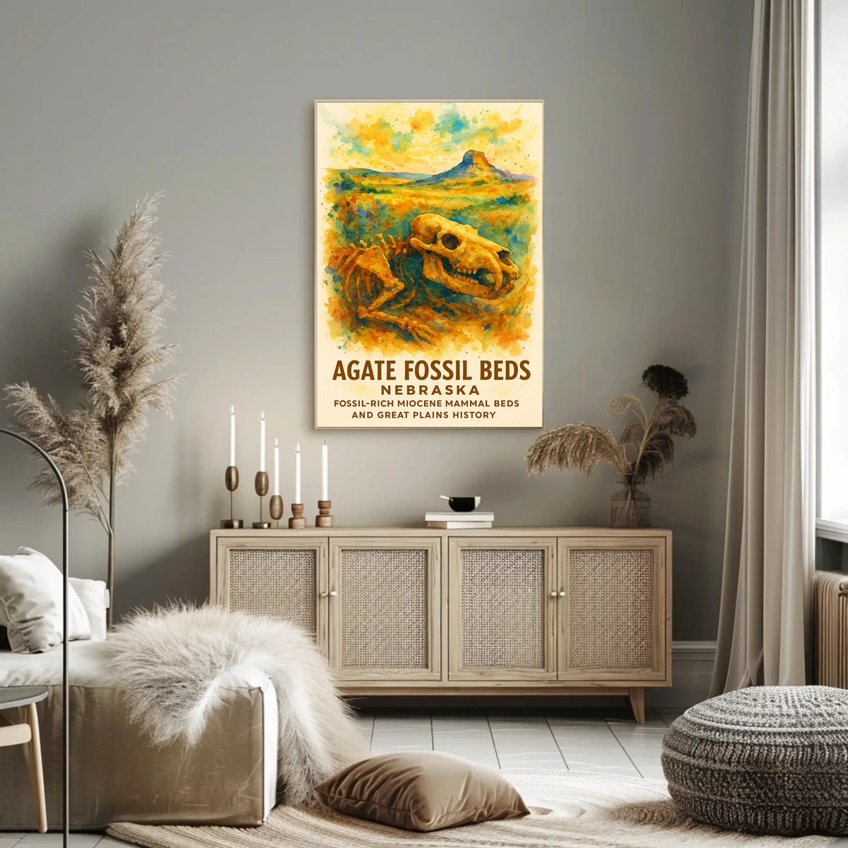 Agate Fossil Beds NebraskaS Poster
