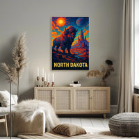 North Dakota Majestic Wilderness Poster