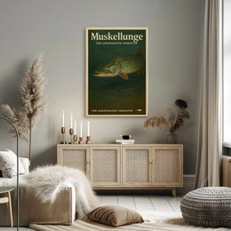 Muskellunge The Underwater Predator Poster
