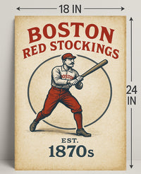 Boston Red Stockings  Est. 1870s Poster PosterGoat