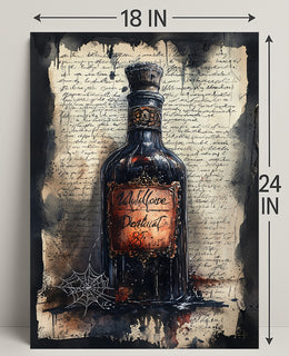 Vintage Potion Bottle Vintage Poster