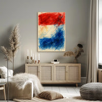 Abstract Tricolor Expression Abstract Poster