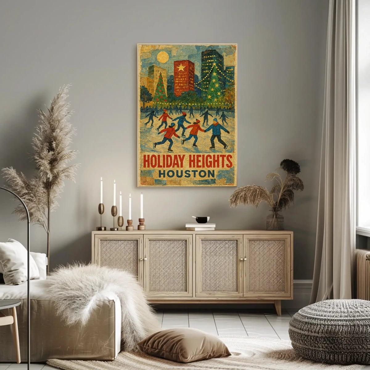 Holiday Heights In Houston Poster