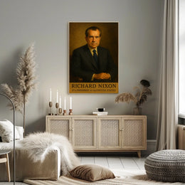 Formal Portrait of Respected Leader Historical or Presidential Poster