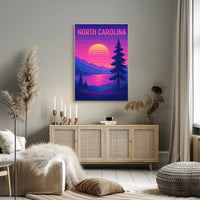 North Carolina Sunset Poster