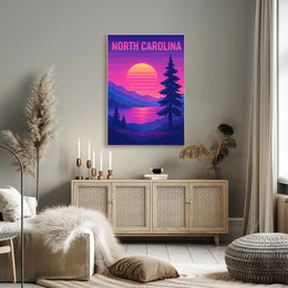 North Carolina Sunset Poster