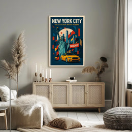 New York City  The City That Never Sleeps Poster PosterGoat
