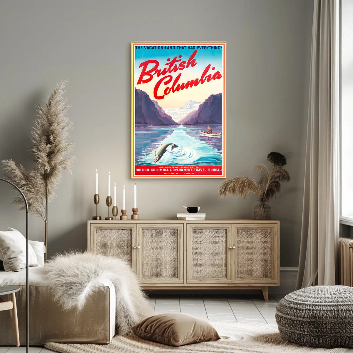 Discover British Columbia Poster